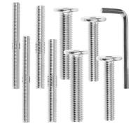 WATIIFUFU Vis à Double Extrémité M8 M10 en Acier, Boulons Filetés pour Poteaux à Gratter, Kit Clé Hexagonale, Pièces de Rechange pour Griffoir