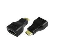 Watio Wave Adaptateur HDMI - Adaptateur Femelle vers Mini HDMI mâle, Permet de connecter des appareils avec Deux formats, idéal pour Les Flux vidéo.