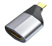 Watio Wave Adaptateur USB C mâle vers HDMI Femelle, Noir, idéal pour Le Streaming vidéo, Support 4K, matériau résistant et Compact *