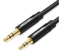 Watio Wave Câble audio - Câble stéréo jack 3,5 mm mâle vers jack 2,5 mm femelle, 2 m de long, noir, flexible et durable