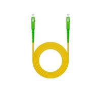 Watio Wave Câble fibre optique SC/APC vers SC/APC simplex, 120 m, LSZH, jaune, haute vitesse et résistance, idéal pour des connexions sécurisées