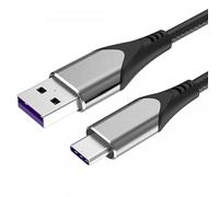 Watio Wave Câble USB - 1,5 m, type USB vers USB-C, design gris, idéal pour le transfert de données et la charge rapide. *