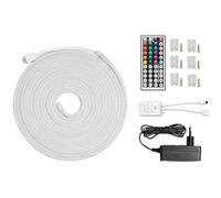 Watio Wave Ruban LED - 5 m - Néon - Avec télécommande - Alimentation incluse - Idéal pour la décoration et les ambiances personnalisées