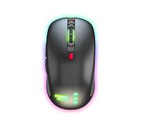 Watio Wave Souris de Gaming Haute Performance, 8 Boutons programmables, rétroéclairage RVB, câble tressé, dpi réglable jusqu'à 6400, Ergonomique. *
