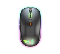 Watio Wave Souris de Gaming optimale pour Gamers, 7 Boutons programmables, Connexion USB, Design Ergonomique, RVB éclairée, 16 000 dpi, résistante