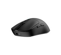 Watio Wave Souris de Gaming Optique sans Fil Rechargeable, Design Noir, connectivité sans Fil, Batterie Rechargeable, Haute précision et ergonomie