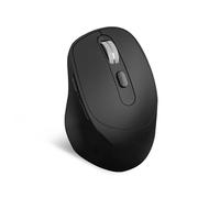 Watio Wave Souris - Optique, Design Ergonomique, Double Connexion, Batterie Rechargeable, Couleur Noire, idéale pour Une Utilisation prolongée et Un Confort en Main. *