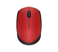 Watio Wave Souris Optique sans Fil avec Connexion USB, Design Ergonomique, capteur de Haute précision, Batterie Longue durée et Couleur Rouge