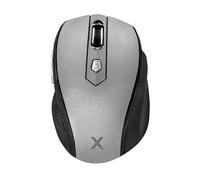 Watio Wave Souris Optique sans Fil, Couleur Gris/Noir, Connexion USB, ergonomie avancée, Batterie Rechargeable, Compatible avec Plusieurs systèmes d'exploitation