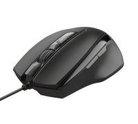Watio Wave Souris Optique - Souris Ergonomique avec capteur de Haute précision, connectivité USB, Bouton de réglage de Vitesse et Design Confortable pour Une Utilisation prolongée