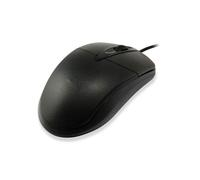 Watio Wave Souris - Optique, USB, 3 Boutons, 1000 dpi, Couleur Noire, Design Ergonomique, idéale pour Un Usage Quotidien sur Ordinateur ou Ordinateur Portable.