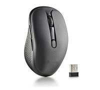 Watio Wave Souris sans Fil, Design Ergonomique, Connexion USB, 6 Boutons, capteur Optique de Haute précision, Compatible avec Plusieurs systèmes d'exploitation
