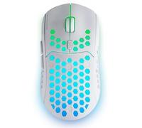 Watio Wave Souris sans Fil, RVB, Connexion USB 2.4G, Batterie Rechargeable, 3200 dpi, Design Ultra léger, idéal pour Les Joueurs et Une Utilisation prolongée.