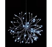 WatioWave 5 m GUIRNALDE ÉTOILES 120 LED BLANC FROID