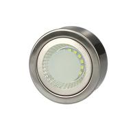 WatioWave B1064539 Anneau LED rond 3 W 6500 K, finition nickel, polyvalent pour éclairage d'ambiance et focal dans les maisons et les bureaux, Image
