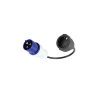 WatioWave B1138558 Rallonge Industrielle mâle vers Femelle Compatible avec système Schuko, idéal pour étendre Les connexions électriques installations sécurisées, Image