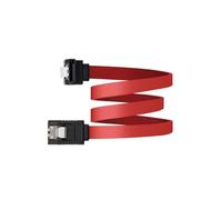 WatioWave Câble de données SATA coudé de 0,5 m avec ancrages, idéal pour les connexions internes de disques durs et de disques SSD