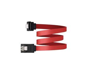 WatioWave Câble de données SATA coudé de 0,5 m avec ancrages, idéal pour les connexions internes de disques durs et de disques SSD