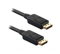 watiowave Câble DISPLAYPORT DP/M-DP/M noir 3,0 M, transmission vidéo et audio de haute qualité, idéal pour les moniteurs et écrans de PC.