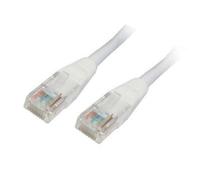 watiowave Câble réseau Cat.6 UTP AWG24, 0,5 m, blanc, idéal pour les connexions Ethernet haut débit dans les réseaux domestiques et de bureau.
