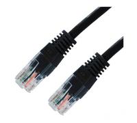 watiowave Câble réseau UTP Cat.6 AWG24-2 m - Noir - Idéal pour les connexions rapides et stables aux réseaux informatiques et aux appareils électroniques.