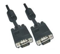 watiowave Câble SVGA 15 m avec ferrite HDB15/M-HDB15/M, idéal pour les connexions vidéo et projection de haute qualité.