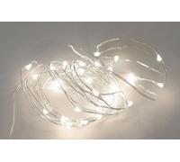 WatioWave Guirlande LED froide 3,9 m à piles - Éclairage décoratif pour fêtes, mariages et décoration de la maison.