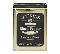 Watkins Gourmet Spice Tin, Pure Ground Black Pepper, 6 oz. Tin, 1-Pack