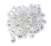 Watreketal 100pcs Hypoallergènes Bulletes d'oreille d'oreille Back De Sécurité Embrayage avec Pad Accessoires Nouveaux Accessoires De Pad
