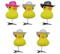 Watreketal 1pc/5pcs/10pcs/20pcs épingle à cheveux en forme de canard de dessin animé pour les vacances, les carnavals de printemps, la queue de cheval, la frange, épingle à cheveux pour fille