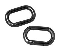 Watreketal 2 Pcs/Set Anneaux Ovales Boucle De Boucle Printemps Ressort Trottoir En Métal Pour Sacs À Sacs Porte-clés