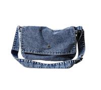 Watreketal 2023 NOUVEAU sac à bandoulière pour adolescente fille polyvalent bandoulière grande capacité sacs vintage sac tendance et pratique, bleu, One Size