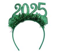 Watreketal 2025 Bonne Année Bandeau Bande De Cheveux Scintillante Festival De Casse-tête Décoratif Holiday Celebrate Party Headwear Party Bandband
