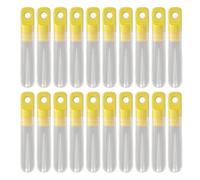 Watreketal 20pcs Slip Bobbers pour La Pêche en Silicone Silicon Set Clear Buoys Tackle Slip pour La Pêche
