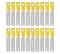 Watreketal 20pcs Slip Bobbers pour La Pêche en Silicone Silicon Set Clear Buoys Tackle Slip pour La Pêche