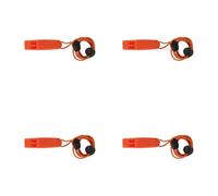 Watreketal 3. Sangle de cou réglable 120 dB Sifflets 4 pcs Sécurité Signalisation pour la pêche, le kayak, la natation en plein air Compact