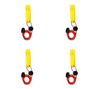 Watreketal 3. Sangle de cou réglable 120 dB Sifflets 4 pcs Sécurité Signalisation pour la pêche, le kayak, la natation en plein air Compact