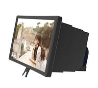Watreketal 30,5 cm 3D écran vidéo loupe pliable incurvé agrandi haute définition amplificateur de film support écran loupe pour téléphone portable en forme de téléphone portable