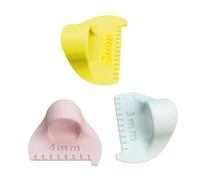 Watreketal 3Pieces Finger Quilting Règle Patchwork Coux De Couture Mesurer Tailors Professional Tailors Toudre pour La De Manuelle