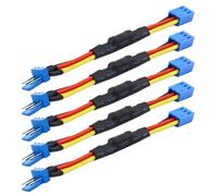 Watreketal 5pcs / Lot Résistance Ventilateur Câble 3 Broches Mâle À 3 Pin du Connecteur Féminin Réduisez La Résistance Bruit De Vitesse Processe