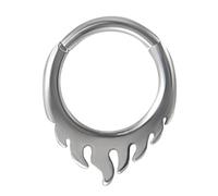 Watreketal 8 Mm En Acier Inoxydable Anneaux De Nez Segment Cerceau Cartilage D'oreille De Boucles D'éloge Élégantes