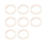 Watreketal 8 Pcs Vélos La Fourche À l'huile Éponge De Remplacement Mousses Anneaux Absorbants Scellés Éponges Mousses Anneaux