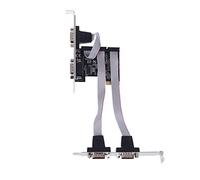 Watreketal 99100 Chipset PCIe 4 ports Add on Card Multi RS232 DB9 Adaptateur d'extension Gestion des câbles de jeu