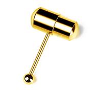 Watreketal Acier Inoxydable Vibrant Anneau De Langue Haltère Piercing Bijoux Nrail Corps Halbels Anneau De Langue