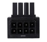Watreketal Adaptateur d'alimentation 8 broches pour processeur de bureau vers connecteur de direction à 90 degrés 90 ° carte graphique carte vidéo GPU carte graphique GPU
