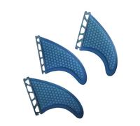 Watreketal Aileron de planche de surf alvéolé en plastomère - Manœuvrabilité de rotation fluide pour plus de durabilité et de maniabilité