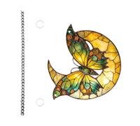 Watreketal Attrape-soleil papillon en acrylique réfléchissant coloré à suspendre pour fenêtre, balcon, décoration en acrylique, libellules papillon attrape-soleil