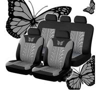 Watreketal Auto SUV Sedans Coussin de Siège Motif Papillon Confort Quatre Saison Utilisation Véhicule Chaise Home Pad 9 Pcs/ensemble Housses Pour Chaise