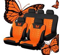 Watreketal Auto SUV Sedans Coussin de Siège Motif Papillon Confort Quatre Saison Utilisation Véhicule Chaise Home Pad 9 Pcs/ensemble Housses Pour Chaise