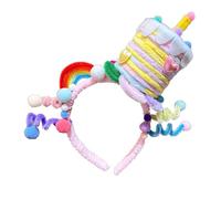 Watreketal Bandeau, bandeau coloré pour célébration à thème, fête à thème, bandeau pour bébé, bandeau d'anniversaire pour femme, accessoires de tête élégants